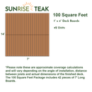 100 Square Foot Deck Pack - 4" Boards-1