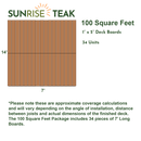 100 Square Foot Deck Pack - 5" Boards-1