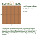 100 Square Foot Deck Pack - 6" Boards-1