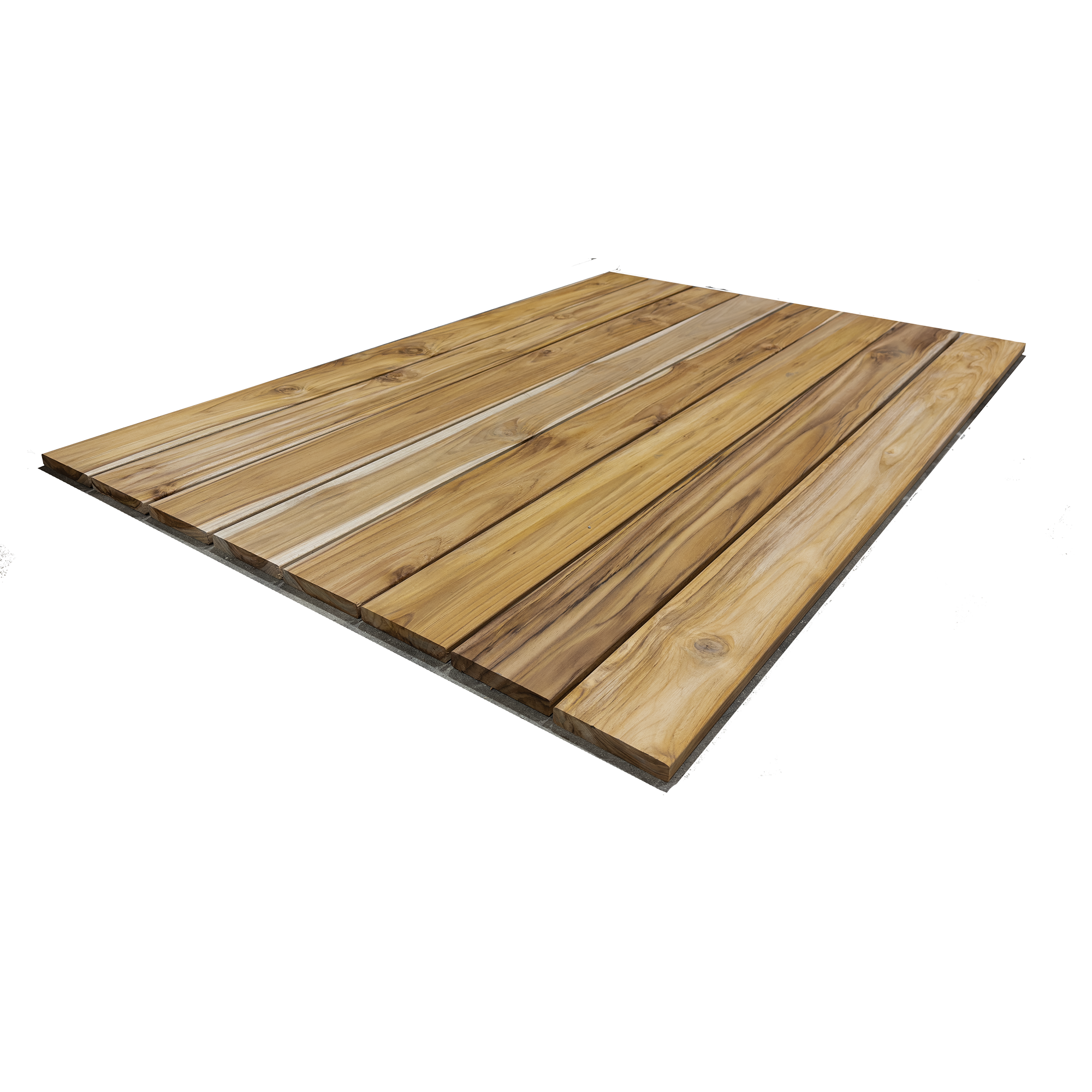 Premium Teak 5” Decking Pack in R3 Profile – Approximately* 16 Square ...