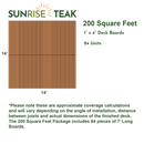 200 Square Foot Deck Pack - 4" Boards-1