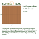 200 Square Foot Deck Pack - 5" Boards-1