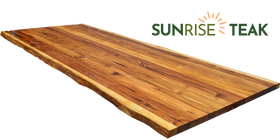 Sunrise Teak Countertop Panel Two-Sided