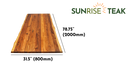 Teak Live Edge Countertop Panel Two-Sided 1.18" x 31.5" x 78.75"-6