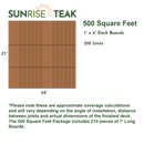 500 Square Foot Deck Pack - 4" Boards-1