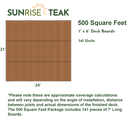500 Square Foot Deck Pack - 6" Boards-1