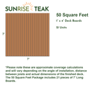 50 Square Foot Deck Pack - 4" Boards-1