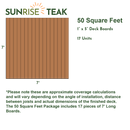 50 Square Foot Deck Pack - 5" Boards-1