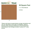 50 Square Foot Deck Pack - 6" Boards-1