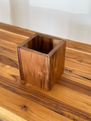 Sunrise Teak Lamp Shade 5" x 5" x 8" (L x W x H)-4