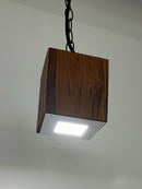 Sunrise Teak Lamp Shade 5" x 5" x 8" (L x W x H)-6