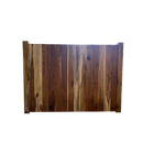 7' WIDE X 7' HIGH FENCE BUNDLE IN 4" x 4" POSTS AND 4" PICKETS (2 POSTS IN SOLID STYLE) Also Available in 1-Post Extender-2