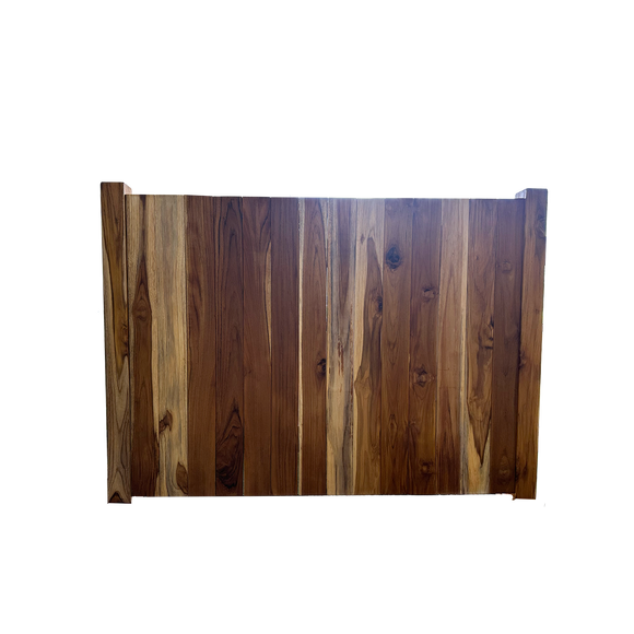 7' WIDE X 7' HIGH FENCE BUNDLE IN 4" x 4" POSTS AND 4" PICKETS (2 POSTS IN SOLID STYLE) Also Available in 1-Post Extender