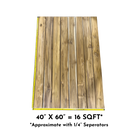 Premium Teak 5” Decking Pack in R3 Profile – Approximately* 16 Square Feet-4