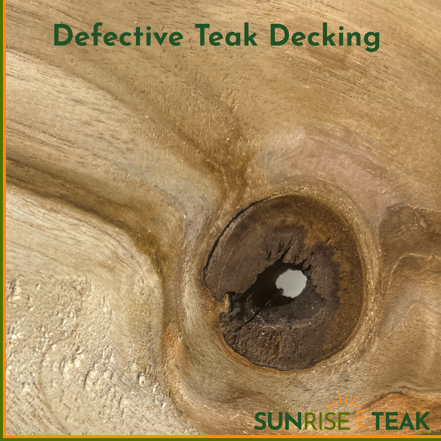 Defective Teak Decking 1" x 4/5/6" x 7' - 0