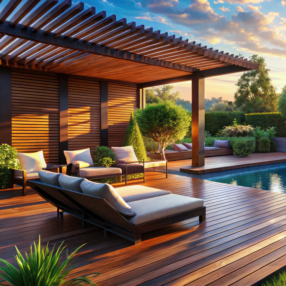 Premium Teak 6” Decking Pack in R3 Profile – Approximately* 16 Square Feet