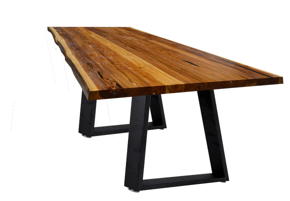 Sunrise Teak Live Edge Dining Table