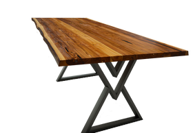 Sunrise Teak Live Edge Dining Table - 0