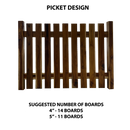 Teak Fence Picket Board-2