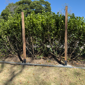 Teak Fence Post - 0