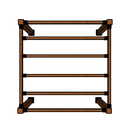 8' X 8' SUNRISE TEAK PERGOLA IN 5" x 5" POSTS AND 6" LEDGERS AND RAFTERS-4