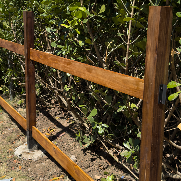 7' WIDE X 7' HIGH FENCE BUNDLE IN 4" x 4" POSTS AND 5" PICKETS (1 POST IN SHADOWBOX STYLE)