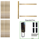 7' WIDE X 7' HIGH FENCE BUNDLE IN 4" x 4" POSTS AND 4" PICKETS (2 POSTS IN PICKET STYLE) Also Available in 1-Post Extender-3