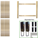 7' WIDE X 7' HIGH FENCE BUNDLE IN 4" x 4" POSTS AND 4" PICKETS (2 POSTS IN PICKET STYLE) Also Available in 1-Post Extender-1