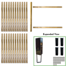 7' WIDE X 7' HIGH FENCE BUNDLE IN 4" x 4" POSTS AND 4" PICKETS (2 POSTS IN SHADOWBOX STYLE) Also Available in 1-Post Extender-3