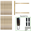 7' WIDE X 7' HIGH FENCE BUNDLE IN 4" x 4" POSTS AND 4" PICKETS (2 POSTS IN SOLID STYLE) Also Available in 1-Post Extender-3