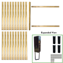 7' WIDE X 7' HIGH FENCE BUNDLE IN 4" x 4" POSTS AND 5" PICKETS (1 POST IN SHADOWBOX STYLE)-1