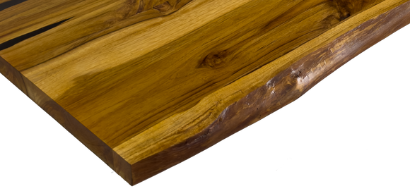 Teak Live Edge Countertop Panel One-Sided 1.18" x 25" x 86.62"