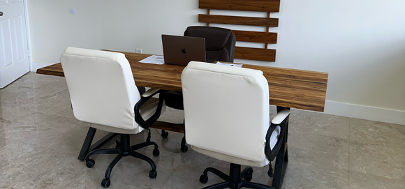 Teak Live Edge Countertop Panel Two-Sided 1.18" x 23.62" x 39.37"